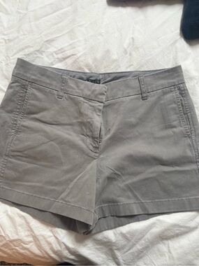 Gray J.Crew Chino Shorts size 8 NWOT